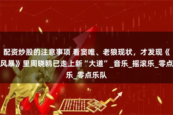 配资炒股的注意事项 看窦唯、老狼现状，才发现《扫毒风暴》里周晓鸥已走上新“大道”_音乐_摇滚乐_零点乐队